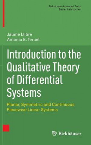 Book Introduction to the Qualitative Theory of Differential Systems Jaume Llibre