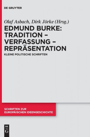 Könyv Tradition - Verfassung - Reprasentation Edmund Burke