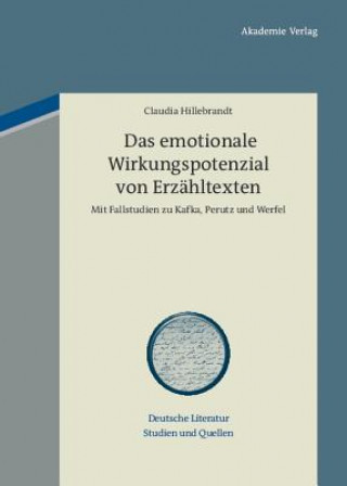 Kniha emotionale Wirkungspotenzial von Erzahltexten Claudia Hillebrandt