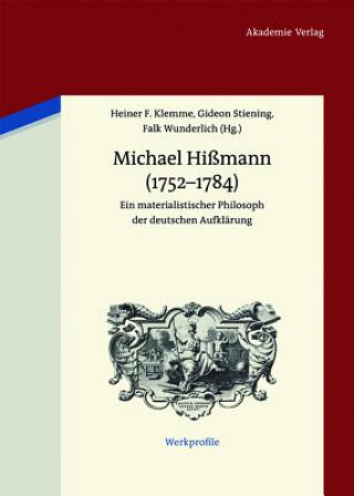 Kniha Michael Hißmann (1752-1784) Heiner F. Klemme