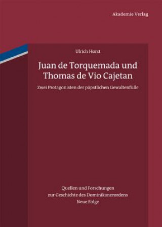 Libro Juan de Torquemada und Thomas de Vio Cajetan Ulrich Horst