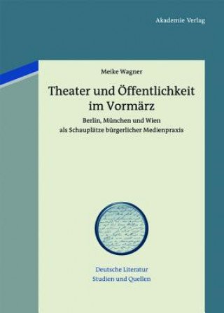 Kniha Theater und OEffentlichkeit im Vormarz Meike Wagner