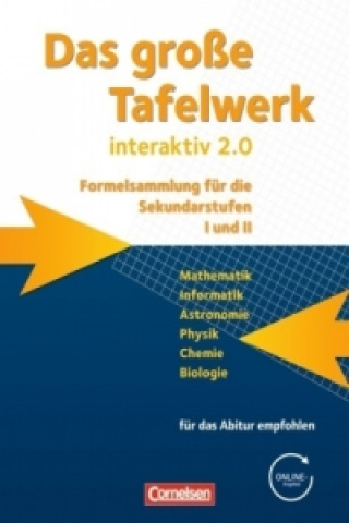 Könyv Das große Tafelwerk interaktiv 2.0 - Formelsammlung für die Sekundarstufen I und II - Allgemeine Ausgabe (außer Niedersachsen und Bayern) Andreas Gramm