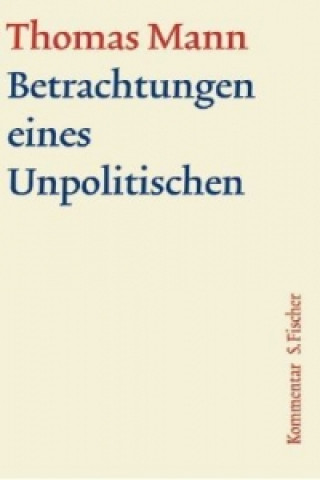 Könyv Betrachtungen eines Unpolitischen, Kommentar Hermann Kurzke