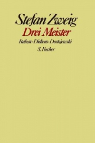 Kniha Drei Meister Stefan Zweig