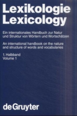 Knjiga Lexikologie / Lexicology. 1. Halbband D. A. Cruse