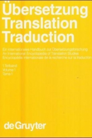 Könyv UEbersetzung - Translation - Traduction. 1. Teilband Harald Kittel