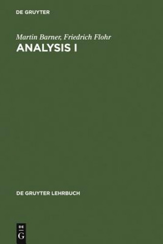 Könyv Analysis I Martin Barner