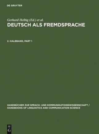 Knjiga Deutsch ALS Fremdsprache. 2. Halbband Gerhard Helbig