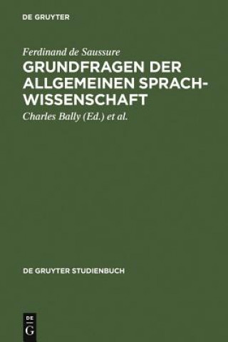 Könyv Grundfragen Der Allgemeinen Sprachwissenschaft Ferdinand de Saussure