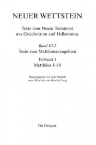 Carte Texte zum Matthäusevangelium Udo Schnelle