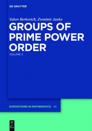 Carte Groups of Prime Power Order. Vol.3 Yakov Berkovich