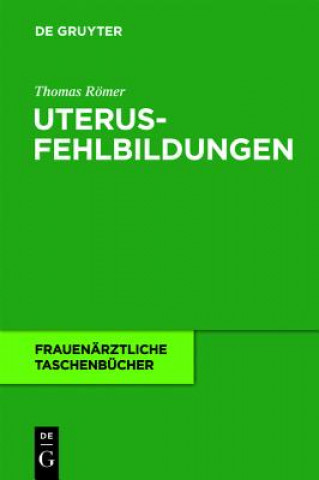 Livre Uterusfehlbildungen Thomas Römer