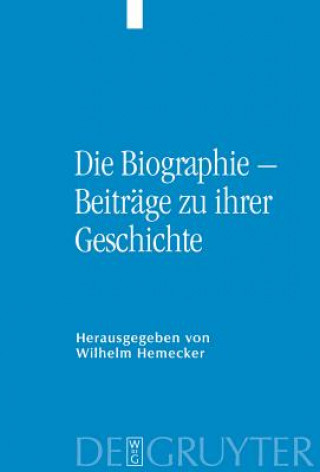 Kniha Biographie - Beitrage Zu Ihrer Geschichte Wilhelm Hemecker