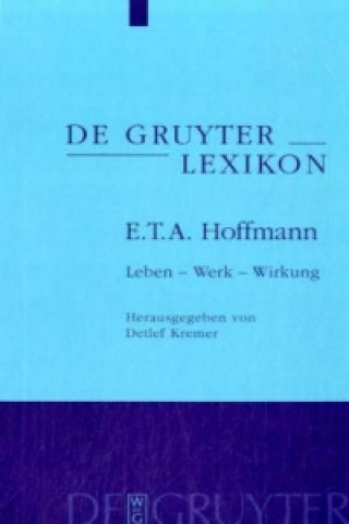 Книга E.T.A. Hoffmann Detlef Kremer