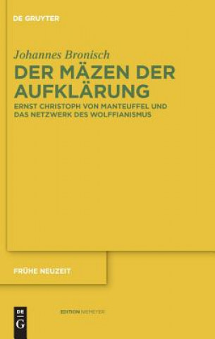 Livre Mazen der Aufklarung Johannes Bronisch