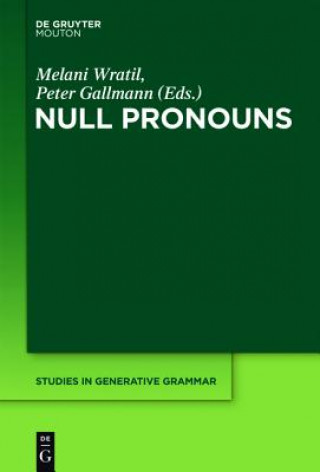 Kniha Null Pronouns Melani Wratil