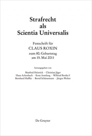 Книга Strafrecht als Scientia Universalis, 2 Bde. Manfred Heinrich