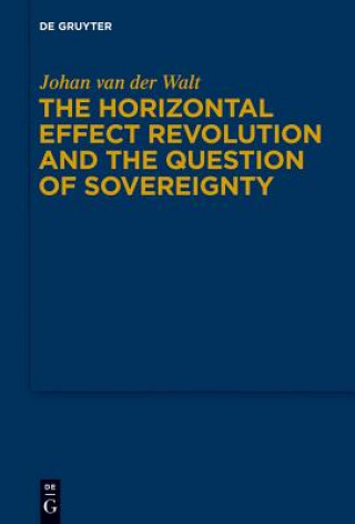 Książka Horizontal Effect Revolution and the Question of Sovereignty Johan van der Walt