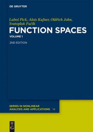 Kniha Function Spaces. Vol.1 Lubo Pick