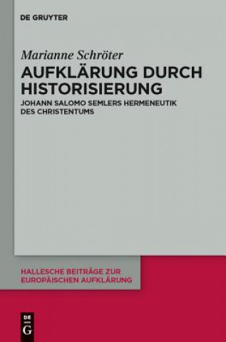 Carte Aufklarung durch Historisierung Marianne Schröter