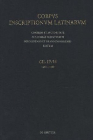 Kniha Colonia Iulia urbs triumphalis Tarraco 1200-1890. Pars.14/3 Geza Alföldy