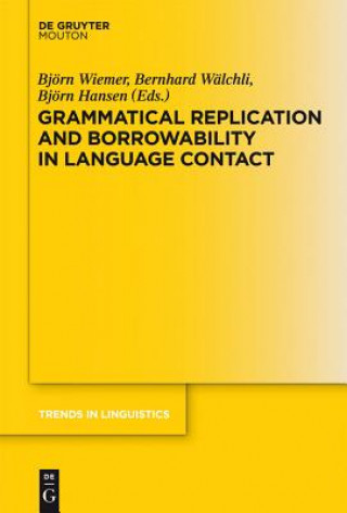 Könyv Grammatical Replication and Borrowability in Language Contact Björn Wiemer