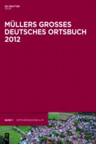 Livre Müllers Großes Deutsches Ortsbuch 2012, 2 Bde. 