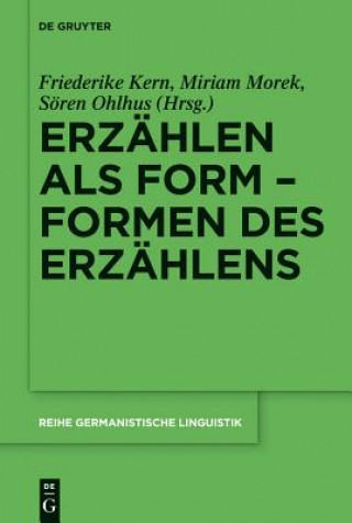 Kniha Erzahlen als Form - Formen des Erzahlens Friederike Kern