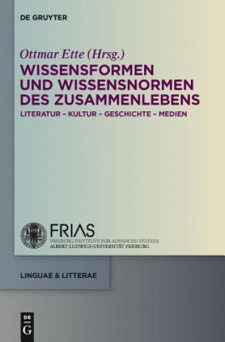 Kniha Wissensformen und Wissensnormen des ZusammenLebens Ottmar Ette