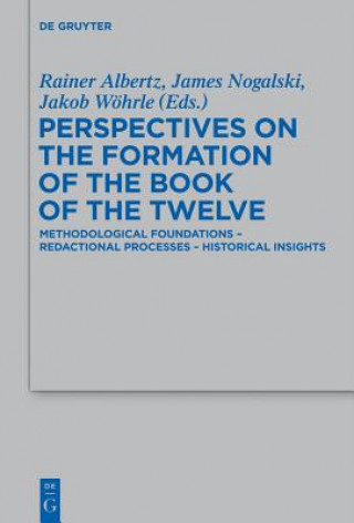 Kniha Perspectives on the Formation of the Book of the Twelve Rainer Albertz