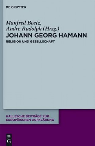 Kniha Johann Georg Hamann Manfred Beetz
