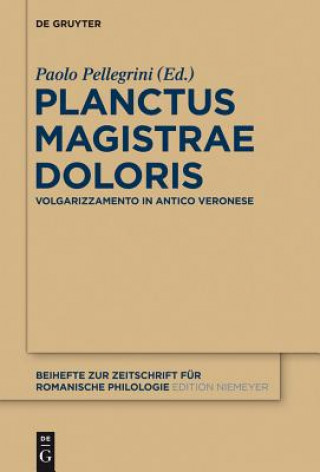 Kniha Planctus Magistrae Doloris Paolo Pellegrini