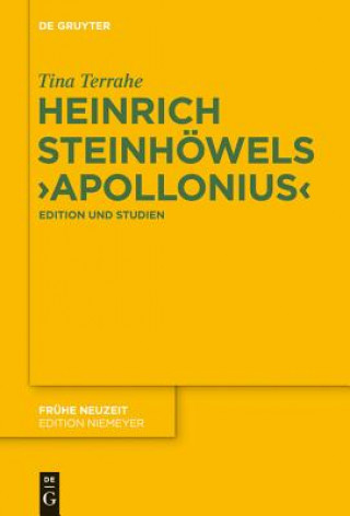 Libro Heinrich Steinhöwels 'Apollonius' Tina Terrahe