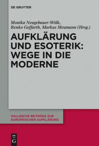 Kniha Aufklarung und Esoterik Monika Neugebauer-Wölk