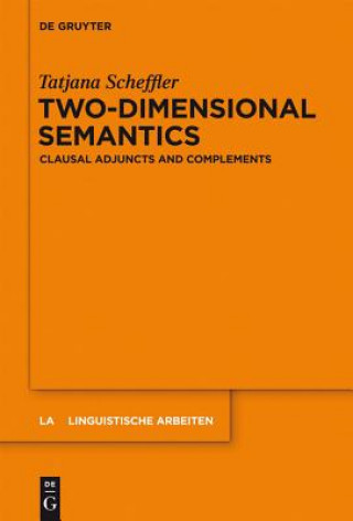 Knjiga Two-dimensional Semantics Tatjana Scheffler