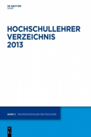Kniha Fachhochschulen Deutschland De Gruyter