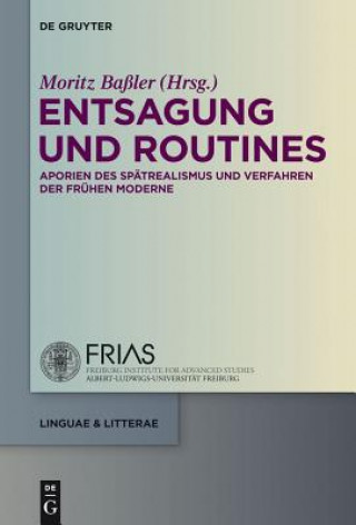 Buch Entsagung und Routines Moritz Baßler