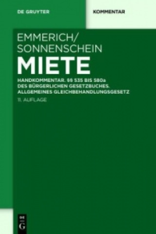Könyv Miete, Kommentar Volker Emmerich