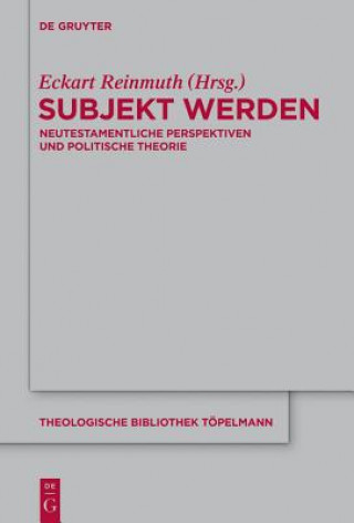 Książka Subjekt werden Eckart Reinmuth