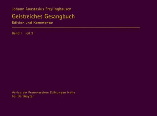 Livre Apparat. Tl.3 Johann A. Freylinghausen