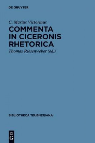 Kniha Commenta in Ciceronis Rhetorica arius Victorinus