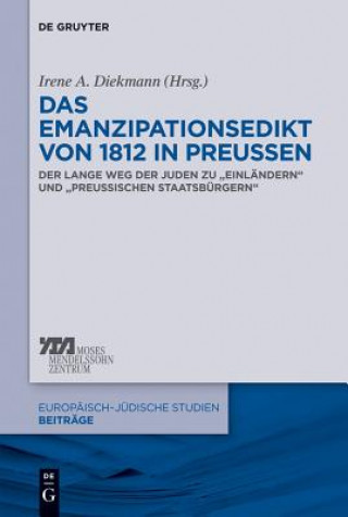 Book Das Emanzipationsedikt Von 1812 in Preussen Irene A. Diekmann