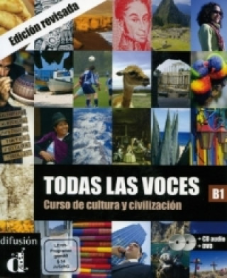 Книга Todas las voces B1, Lehrbuch m. DVD und MP3-Download César Chamorro