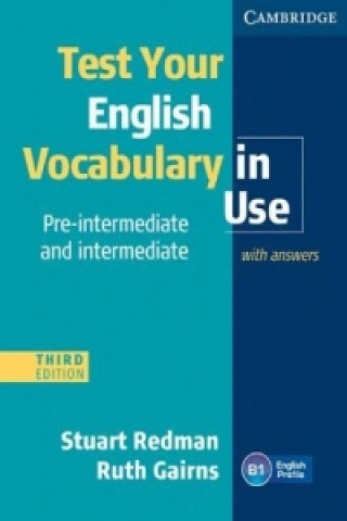 Book Test Your English Vocabulary in Use, pre-intermediate & intermediate, Third edition Stuart Redman