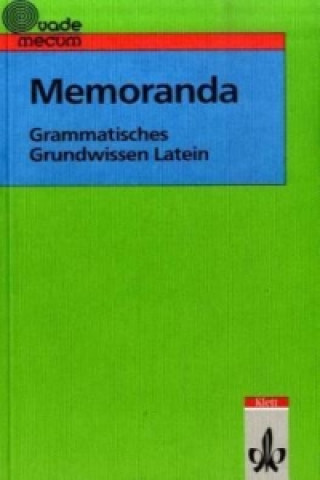 Książka Memoranda. Grammatisches Grundwissen Latein Thomas Meyer