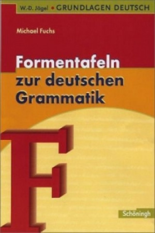 Kniha Formentafeln zur deutschen Grammatik Michael Fuchs