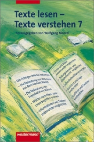 Carte Texte lesen - Texte verstehen 7 Wolfgang Menzel