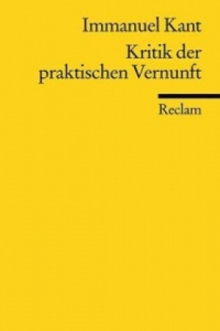 Könyv Kritik der praktischen Vernunft Immanuel Kant