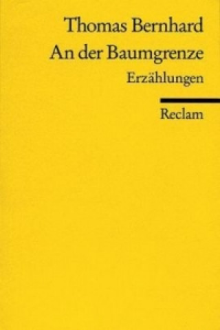 Könyv An der Baumgrenze Thomas Bernhard